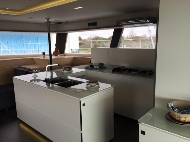 La cucina di bordo