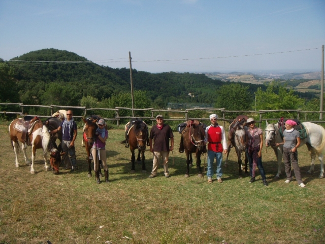  Abfahrt zum Trekking des Monte Sole 