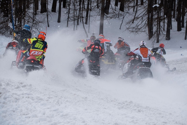  A race in the woods 