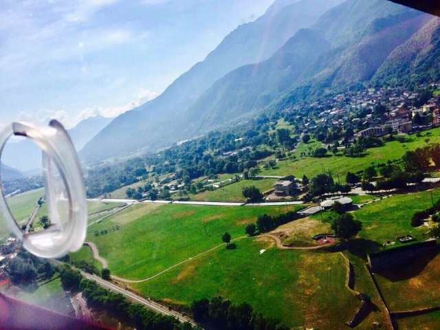 il panorama è incredibile!