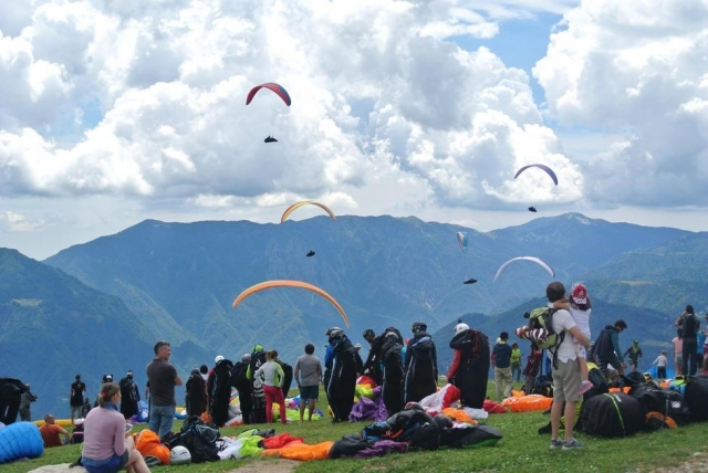  Was für eine Paragliding-Show 
