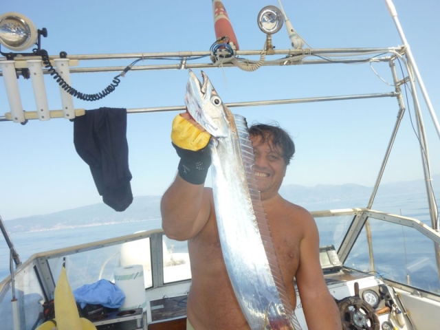  Peixe Lama em Bolentino Profundidade 