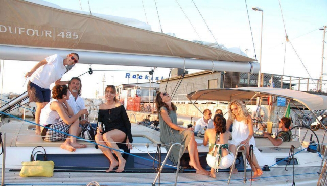 Aperitif on board 