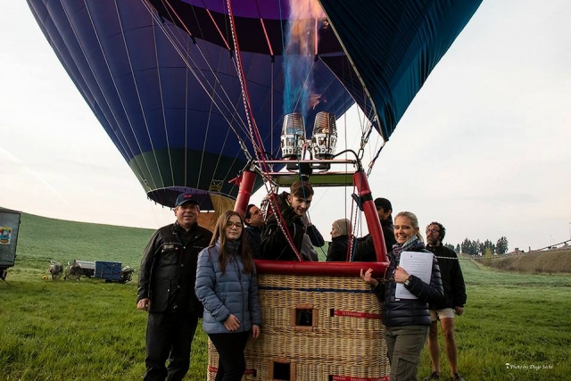 a terra prima di partire