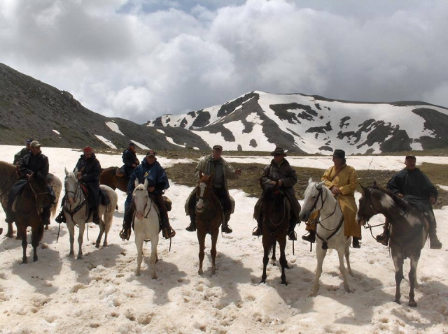 Nieve y caballos 