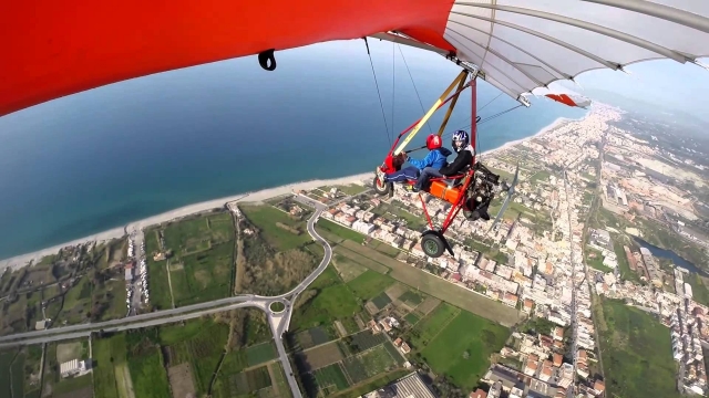 Hang gliding emotions