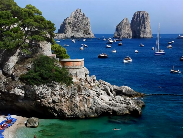 La costa di Capri