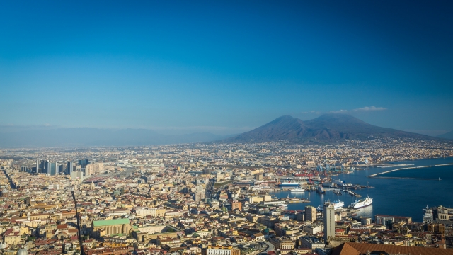 La vista su Napoli