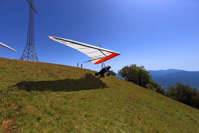  décollage deltaplane de pelpi