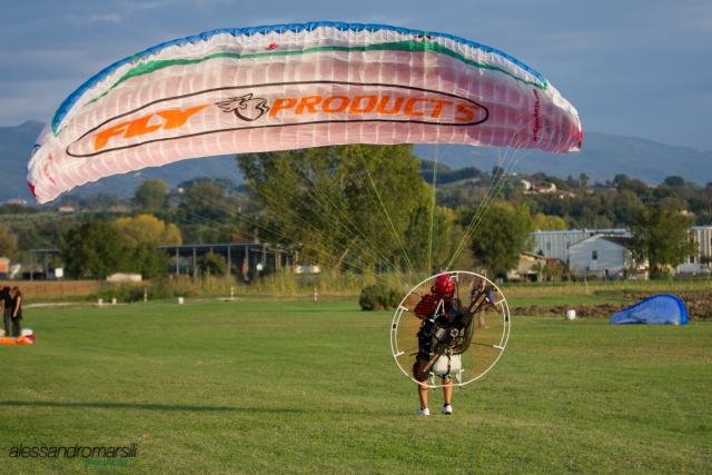  When we inflate the glider 