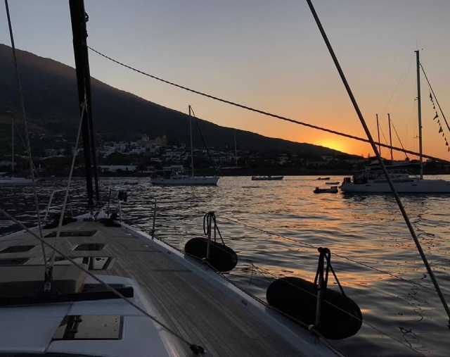  Sunset from the boat 