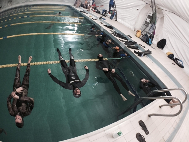 esercitazioni in piscina