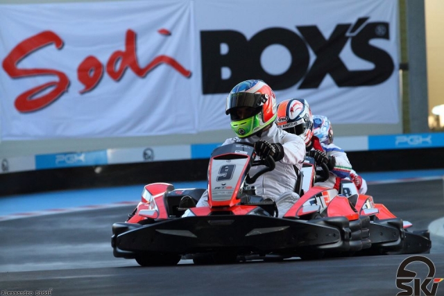  In the race
