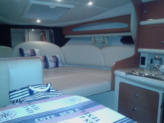  Interior of ENJOY 1, cabin. with 5 beds! 