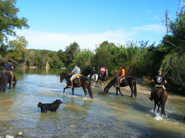  en el Albegna hacia el mar 