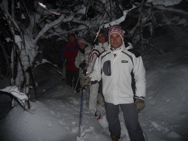 Schneeschuhwanderung auf dem Gletscher 