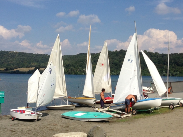 Nos voiles au bord du lac