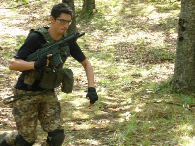 Attimo immortalato durante una partita nel campo di Summonte