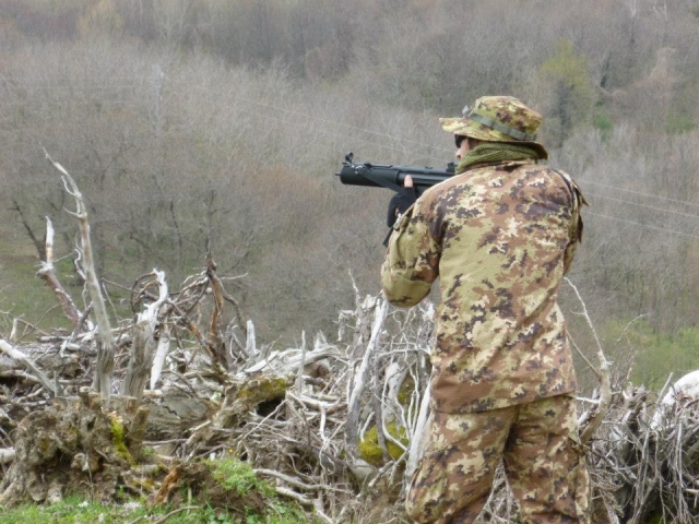 Attimo immortalato durante una partita nel campo di Summonte