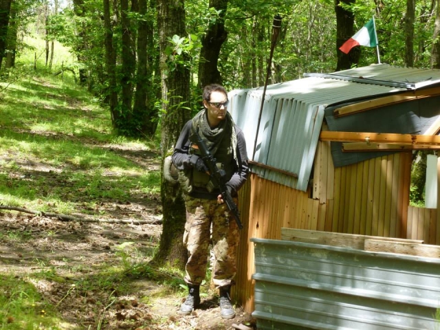 Attimo immortalato durante una partita nel campo di Summonte