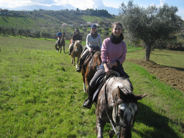 passeggiata a cavallo