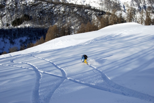  Laisser des traces sur la neige 