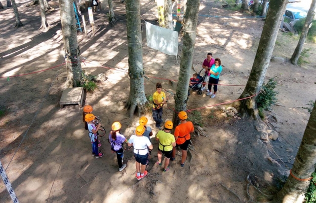  parc aventure sur le mont Amiata 