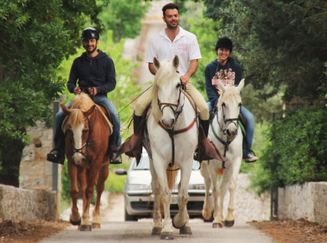 Cavalieri a spasso in tranquillità