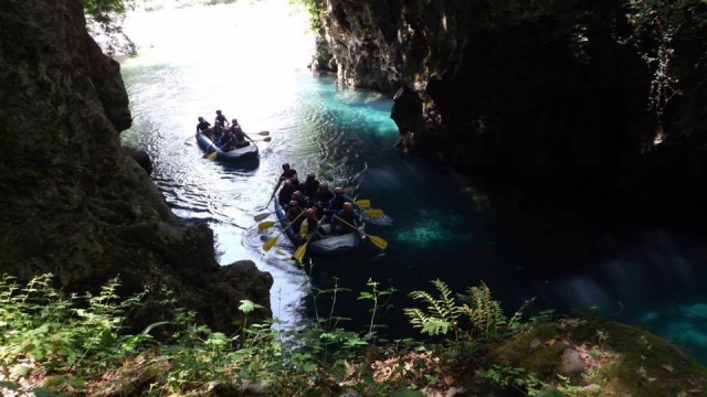 Rafting in gruppo