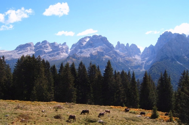paisagem dos dolomitas