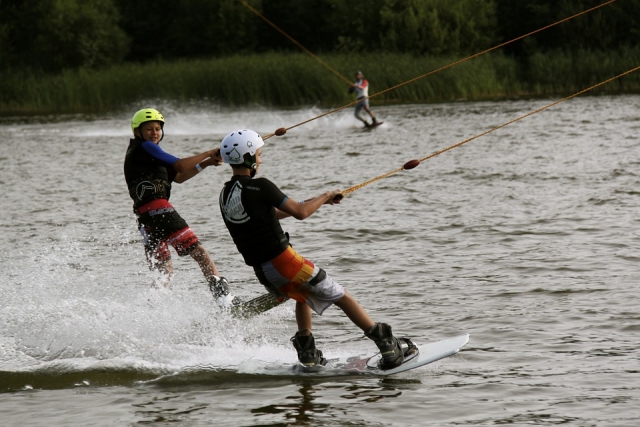 Sci nautico in coppia