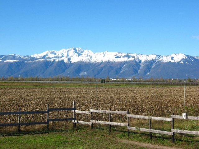 il panorama dal ranch