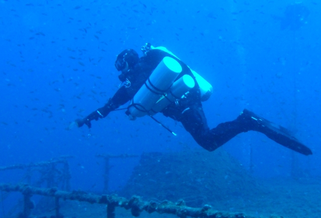 Durante un'escursione subacquea