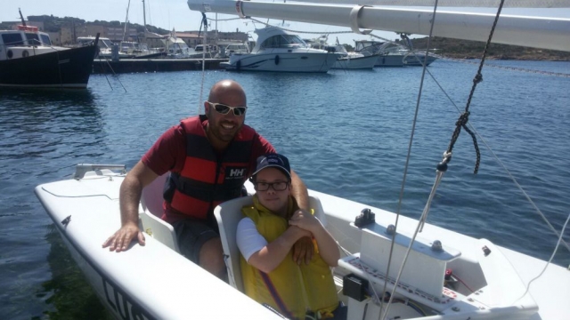 Un allievo con il suo maestro