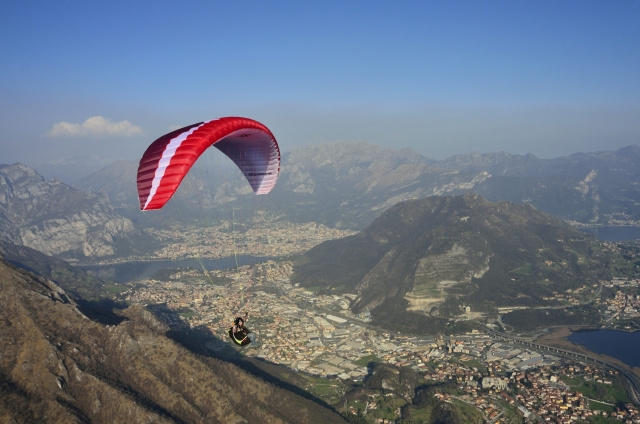 Volo in parapendio