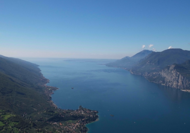 L'incredibile vista sul lago