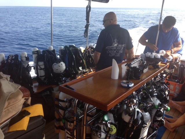  Preparation for the dive 