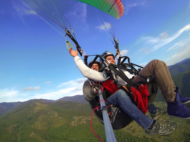  arruinando o parapente 