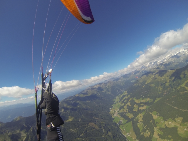  parapente na distância 