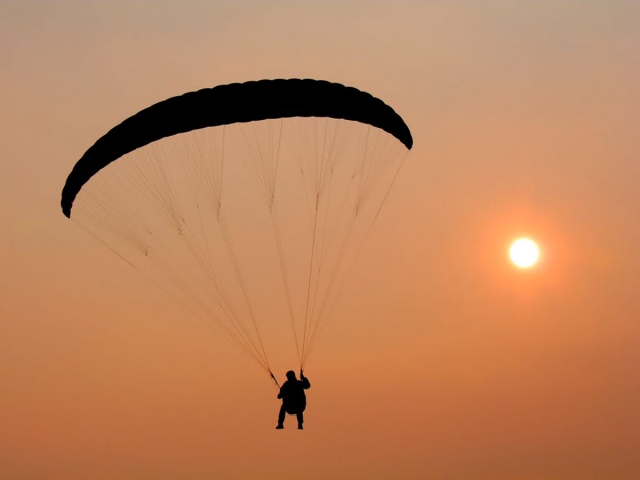 ParaGlio em Sunset 