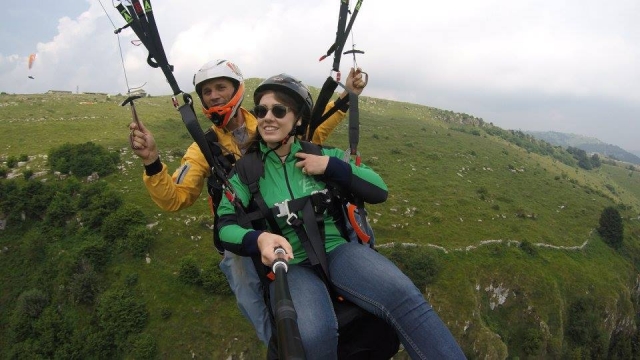 Selfie con l'istruttore
