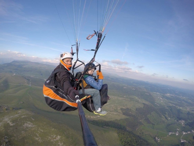 Volo in tandem 
