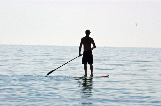 Dans la tranquillité de la mer 