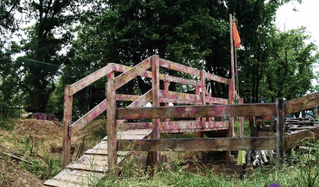  Bridge in the middle of the Parma Paintball field 