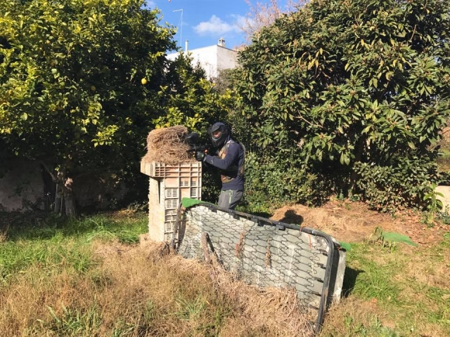 Participante pronto per sparare