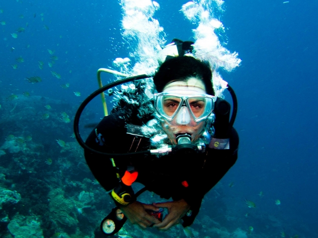  particularmente respirando bajo el agua 