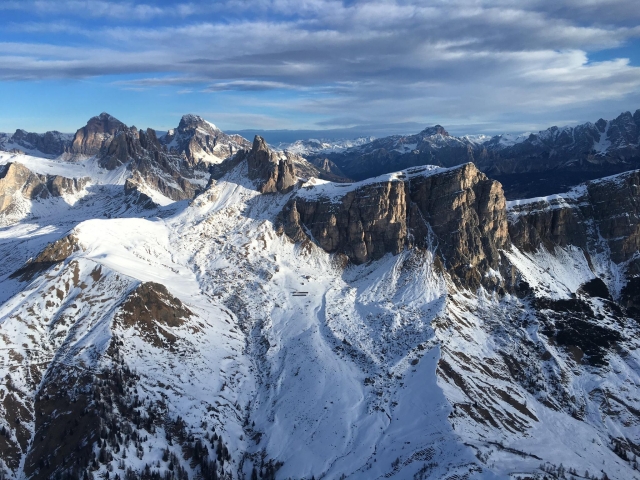  Flying over the mountains 
