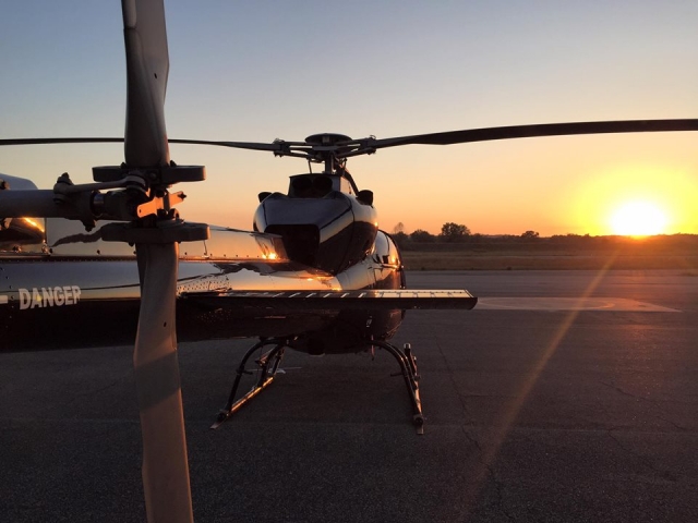 At sunset 