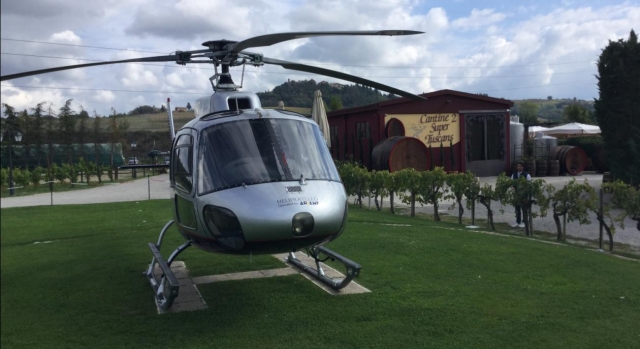  Einer unserer Helikopter