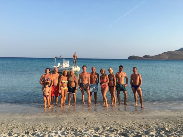  Excursion in rubber dinghy 